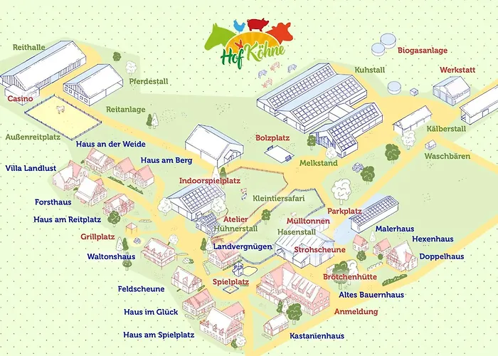 Сasa de vacaciones Hof Köhne - Haus Im Glück Rechts *